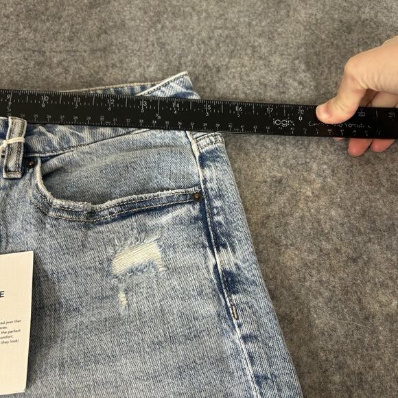 BKE Billie Slim Fit High Rise Jeans Women’s 28X30 Distressed Straight Leg - Picture 6 of 10